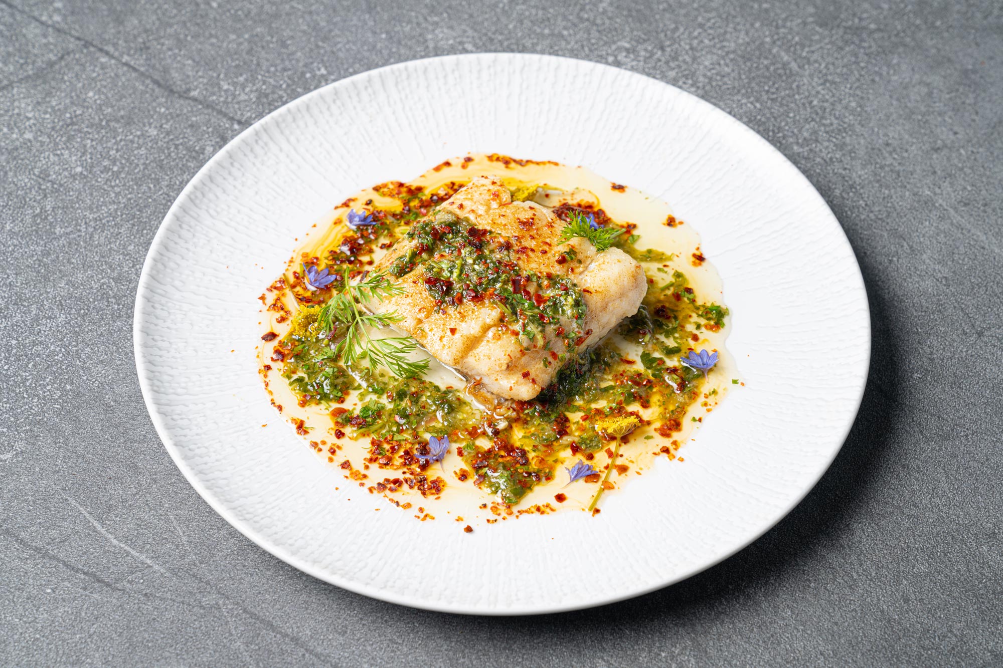 Seared Black Cod With Mojo Verde