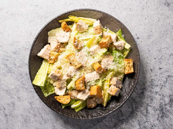 Chicken Caesar Salad with Cottonseed Oil Dressing